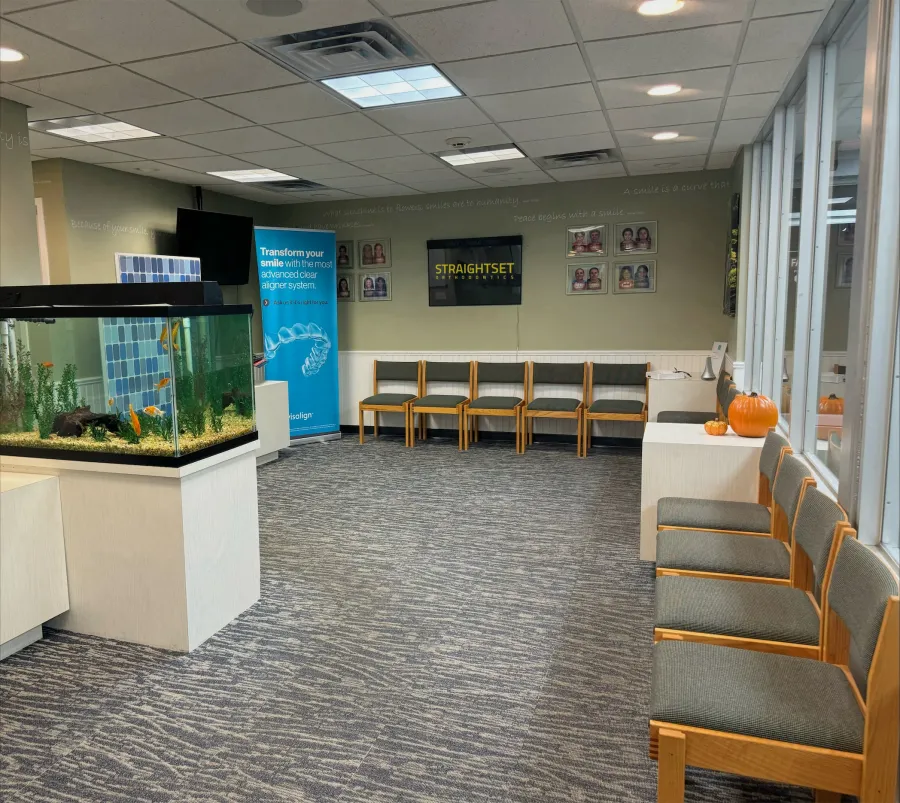 Top Orthodontics Office Long Island Waiting Area